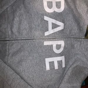 A Bathing Ape Full Zip Half Shark Hoodie *RARE*